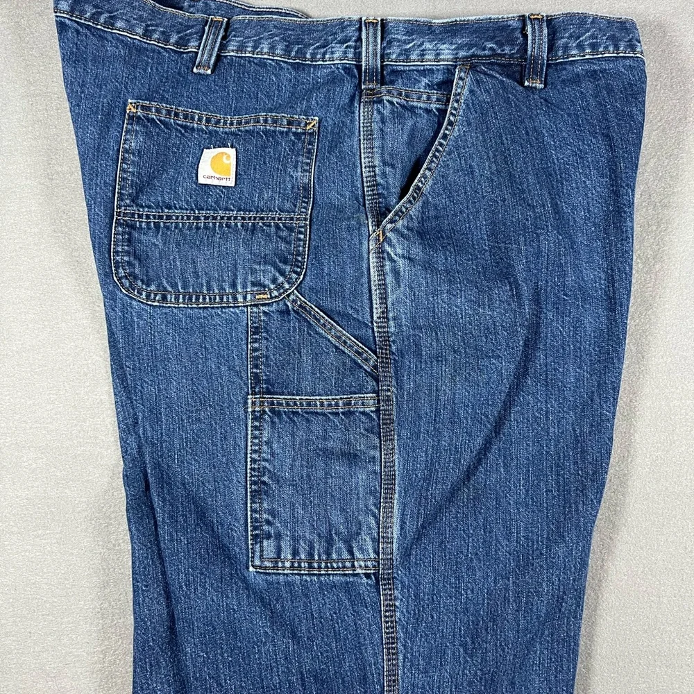 Carharrt Men’s Loose Fit Denim Carpenter Jeans Men Size 42x32 - Picture 11 of 11